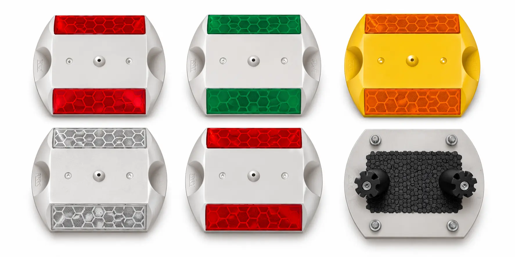 Die-Cast Aluminum Heavy-Duty Road Studs